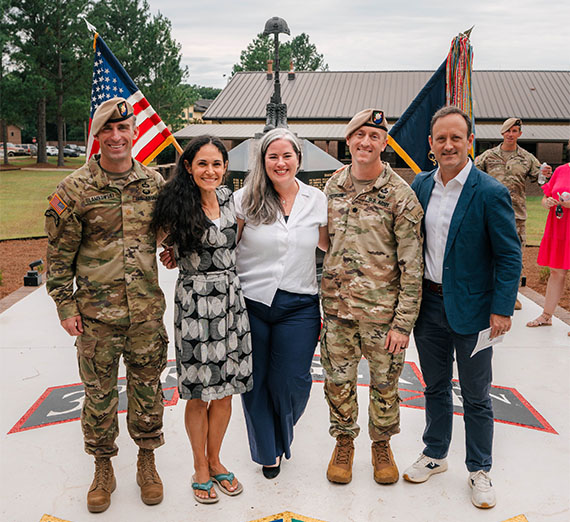 Brigadier General Dan Dent leads his team